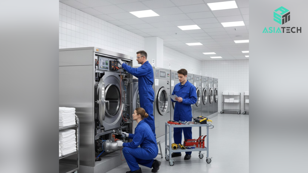 máy giặt công nghiệp công suất lớn