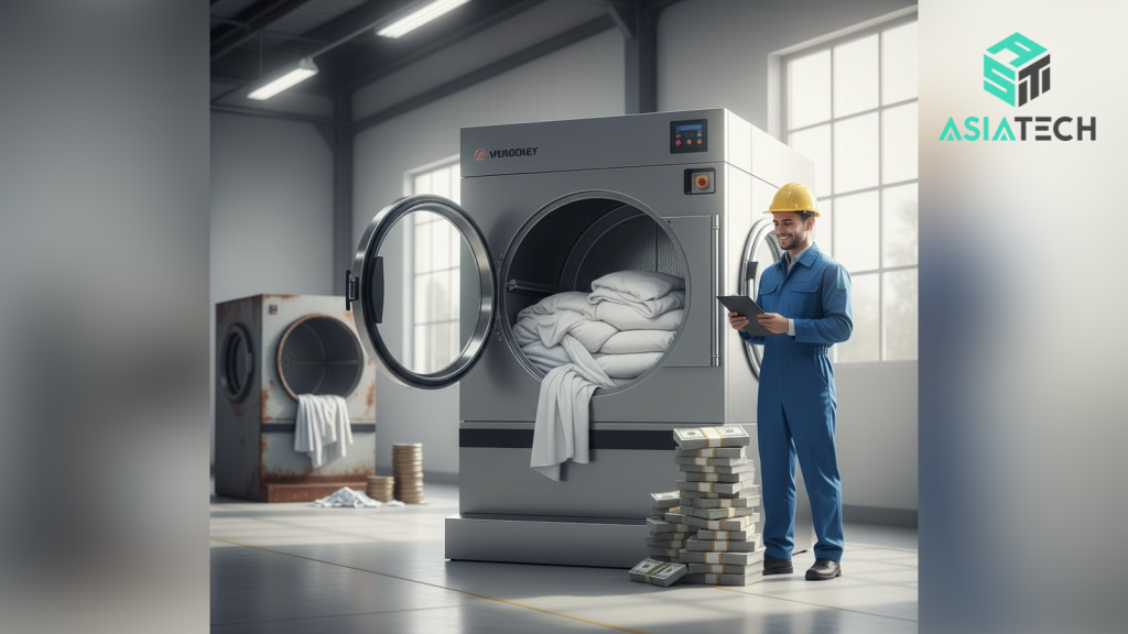 máy sấy quần áo công nghiệp
