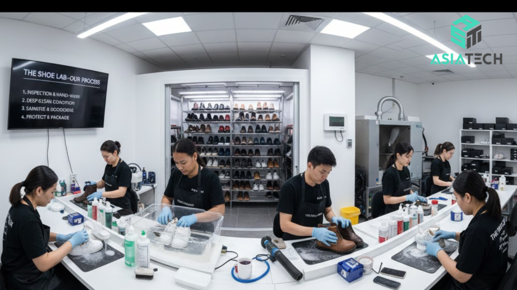 kinh doanh dịch vụ giặt giày