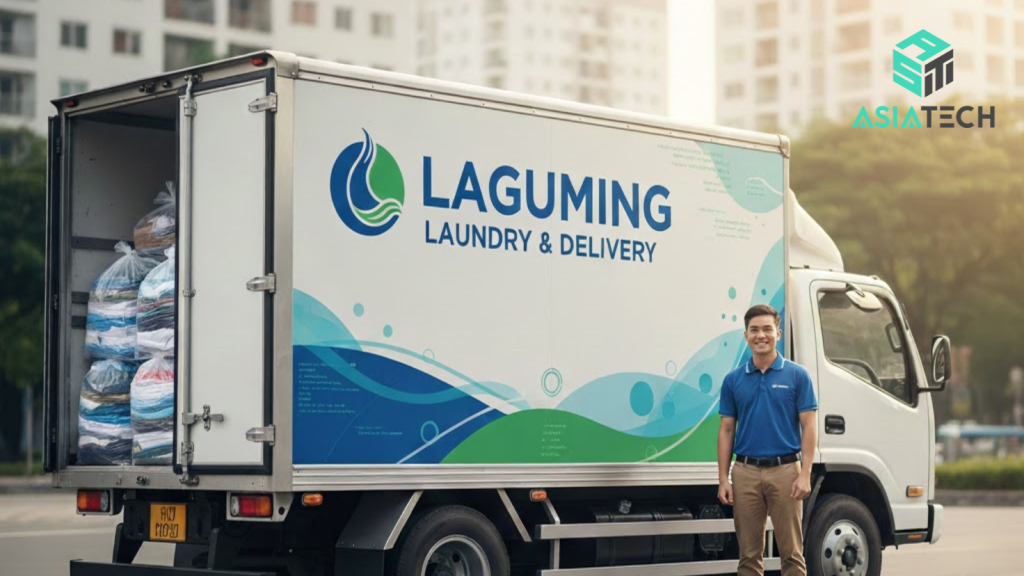 dịch vụ giặt là giao nhận