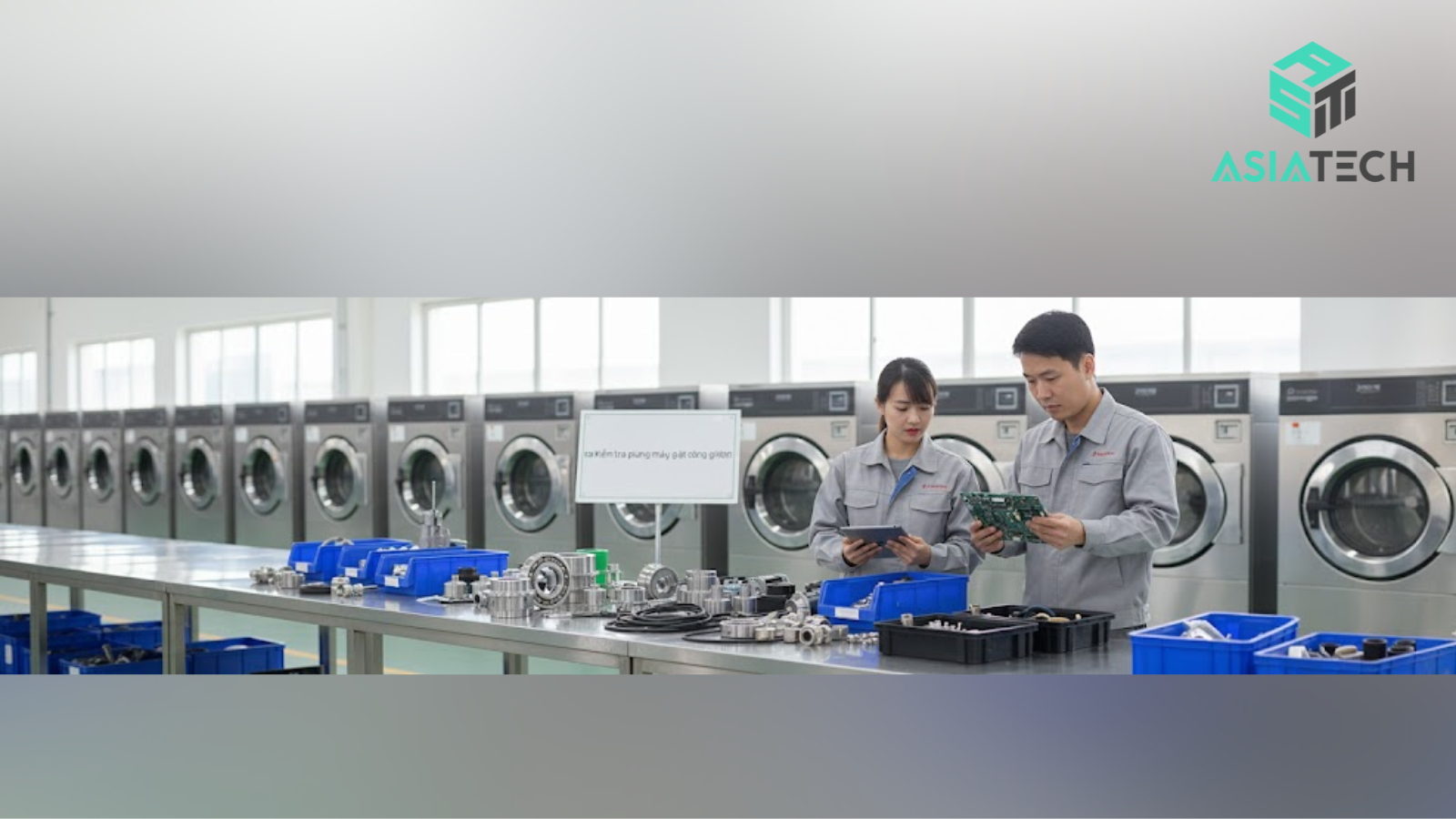 phụ tùng máy giặt công nghiệp