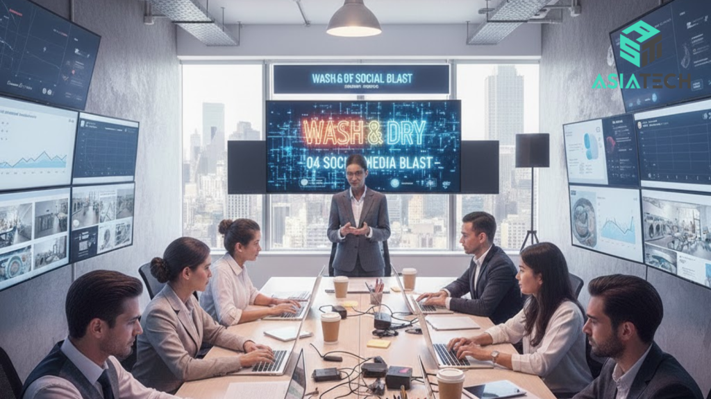 marketing online cho tiệm giặt là