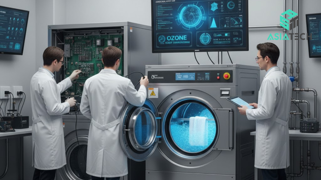 công nghệ giặt ozone